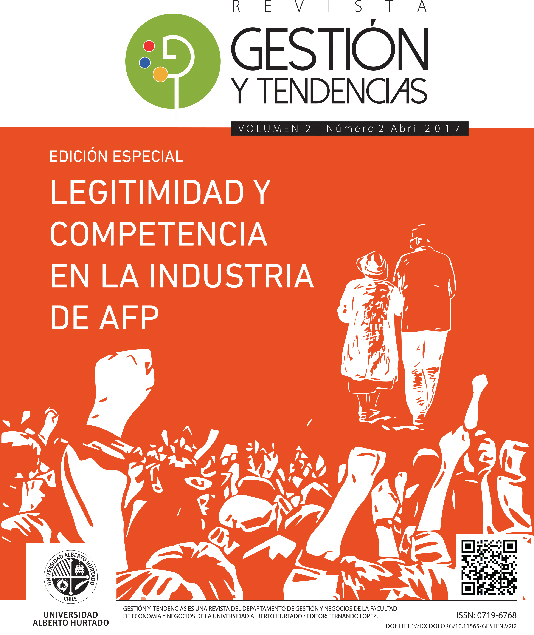 					Ver Vol. 2 Núm. 2 (2017): Legitimidad y competencia en la industria de AFP
				